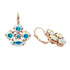 Auskarai "Morions (Aurore Boreale)" su Swarovski™ kristalais